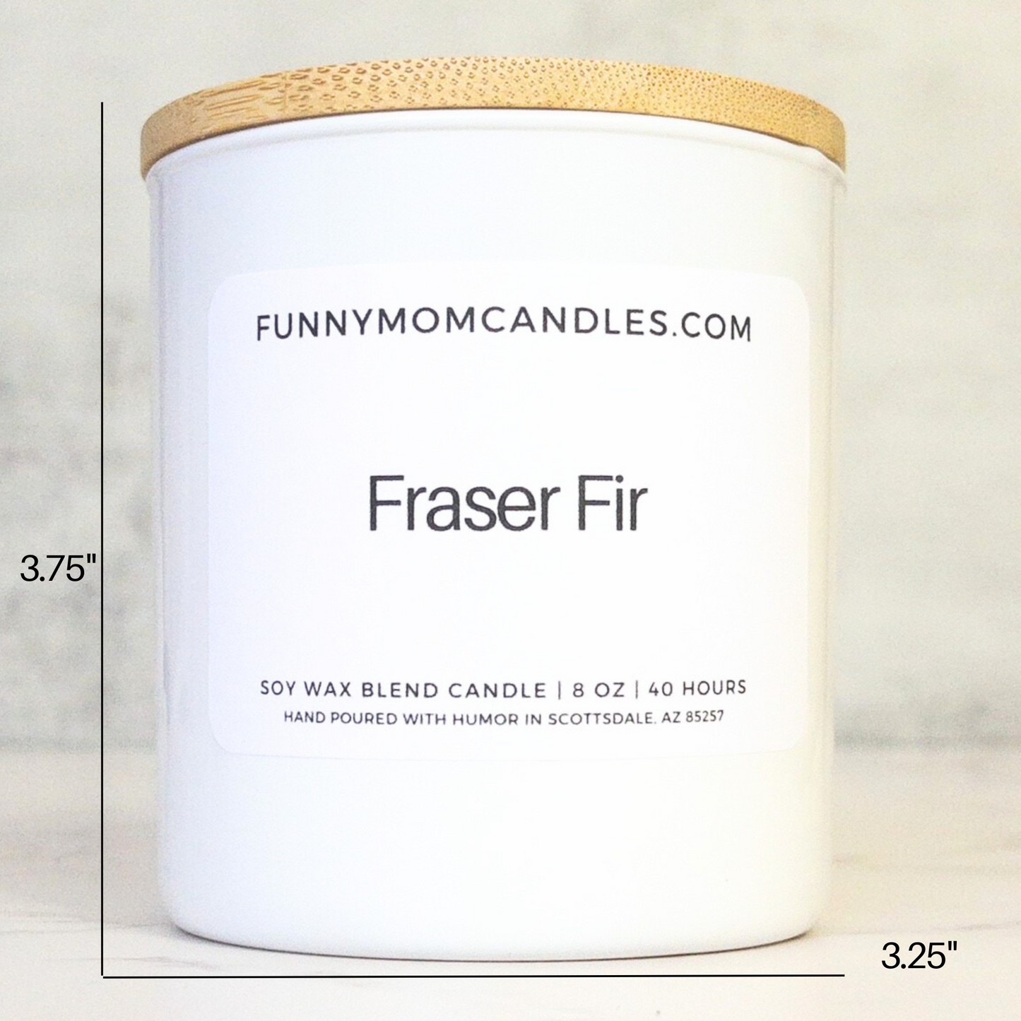 Fraser Fir - White Jar