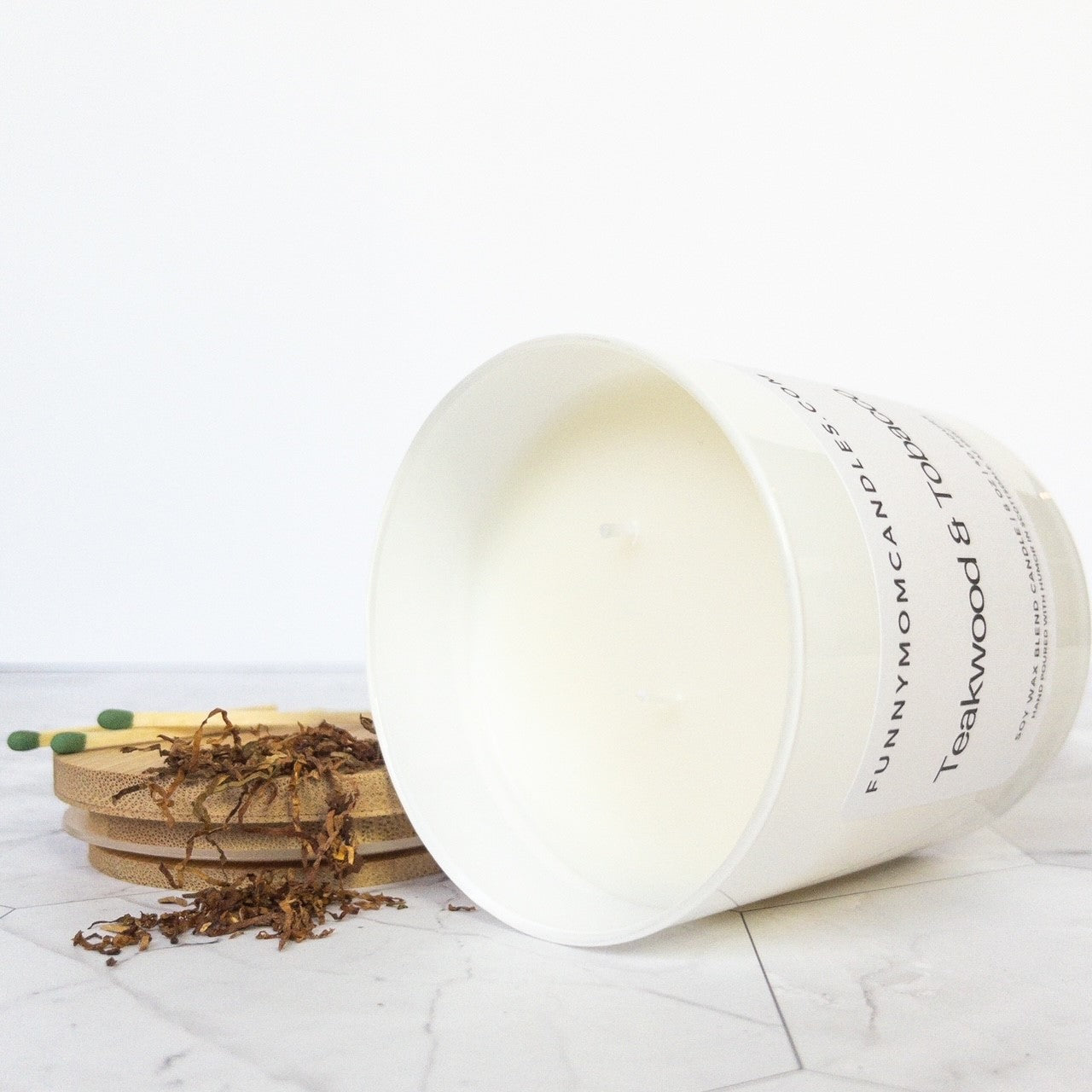 Teakwood & Tobacco - White Jar